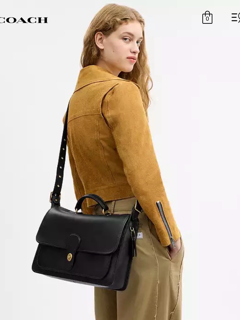 COACH METROPOLITAN MESSENGER BAG - Picture 5 of 6